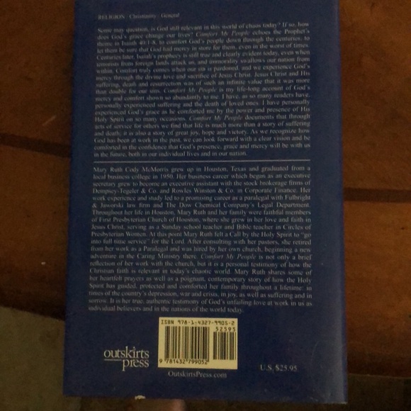 Comfort My People by Mary Ruth Cody McMorris paperback - Picture 2 of 6